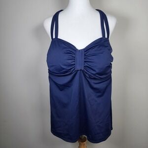 Cocos Swim Tankini Swimsuit Top Womens Size 20‎ Plus Size Shaped Padded Cups Bra